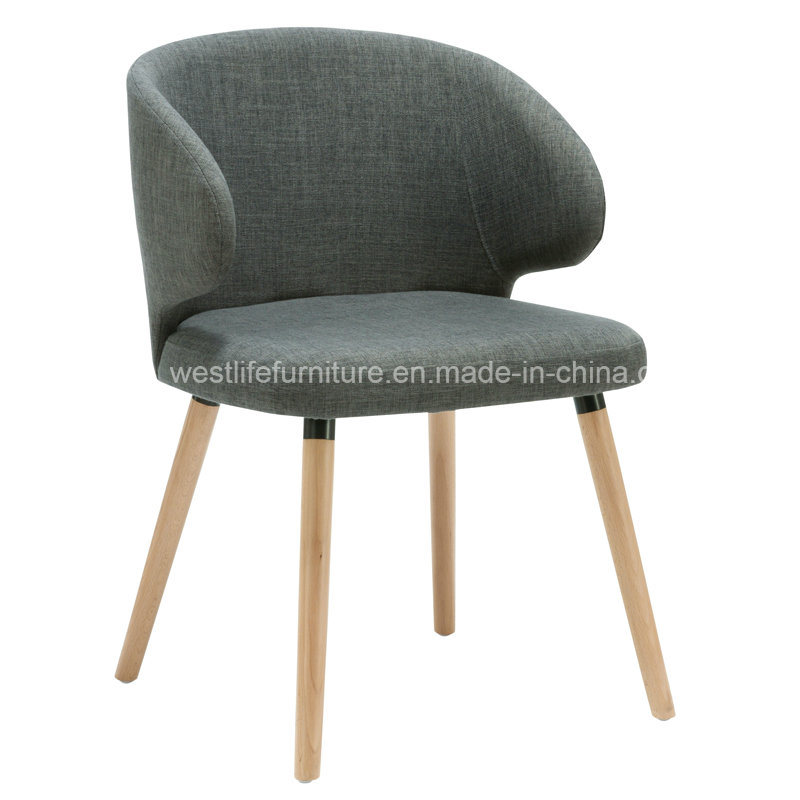 Solid Wood Fabric Dining Chair (W13201-2)