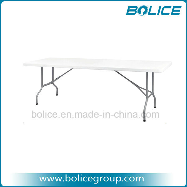 8ft Rectangle Plastic Trestles Folding Table