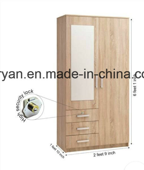 Chipboard Wooden Wardrobe/Closet From Factory