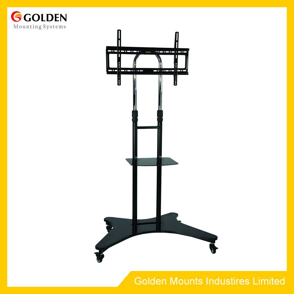 Steel Floor TV Mount TV Cart