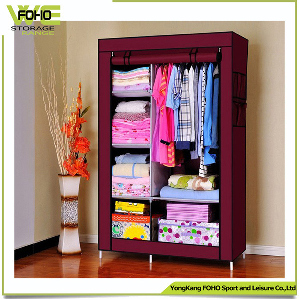 Modern Door Curtain Non-Woven Cloth Custom Wardrobe Armoire