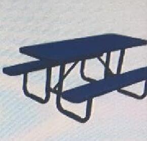 Standard Perforated Metal Picnic Table Stamped