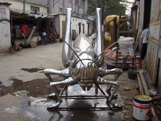 Insects, Outdoor Garden, Pool Decoration Decorative Stainless Steel Sculpture