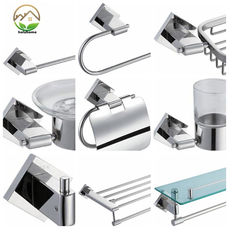 Stainless Steel Adjustable Towel Rack Bathroom Accessory