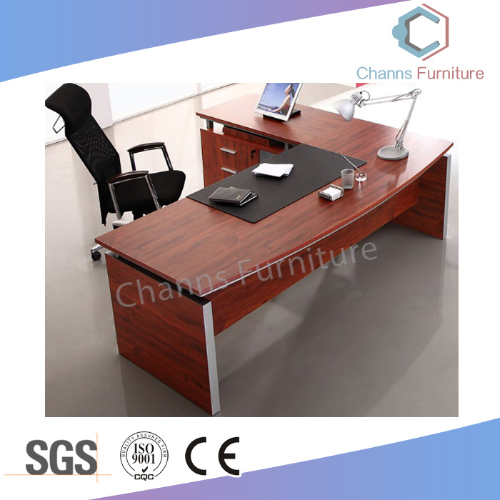 Wooden L Shape Office Desk Executive Table (CAS-MD18A57)