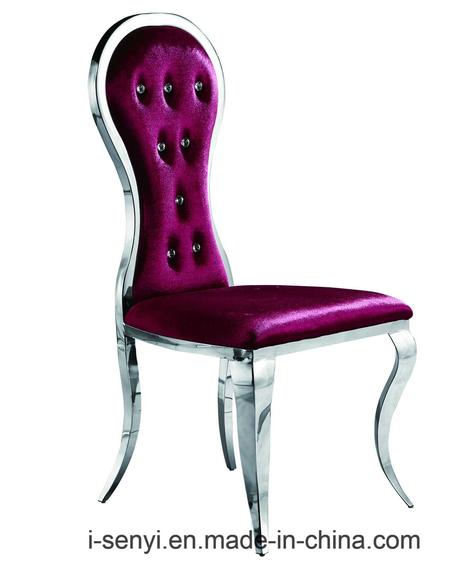 Wedding Banquet Hotel Restaurant Furniture Stainless Steel Dining Chair