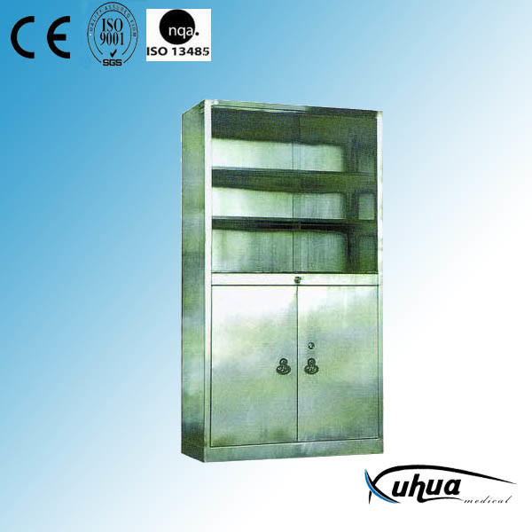 Stainless Steel Hospital Medical Medicine Cabinet (U-13)