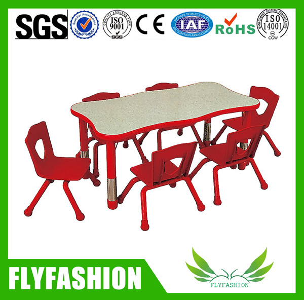 Kindergarten Furniture Kids Wooden Table for Children (SF10C)