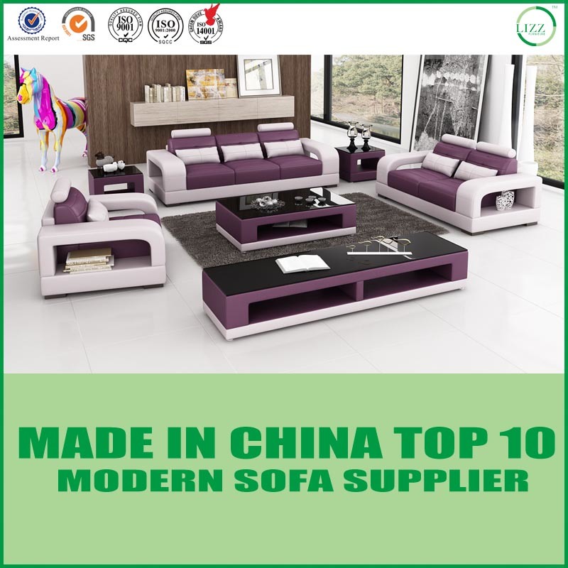 Modern Sectional Leather Sofa Set for Office