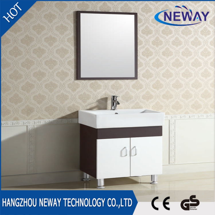 Wholesale Wall Mounted PVC Makeup Bathroom Cabinet PVC