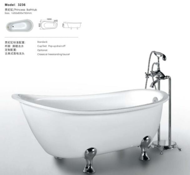 New Design Deluxe Princess Bathtub