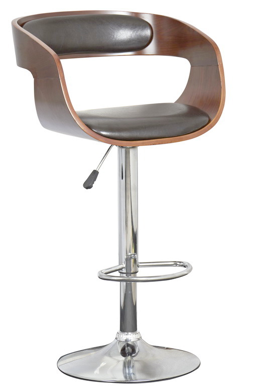 Walnut Beech Bentwood Bar Stool (W13913)