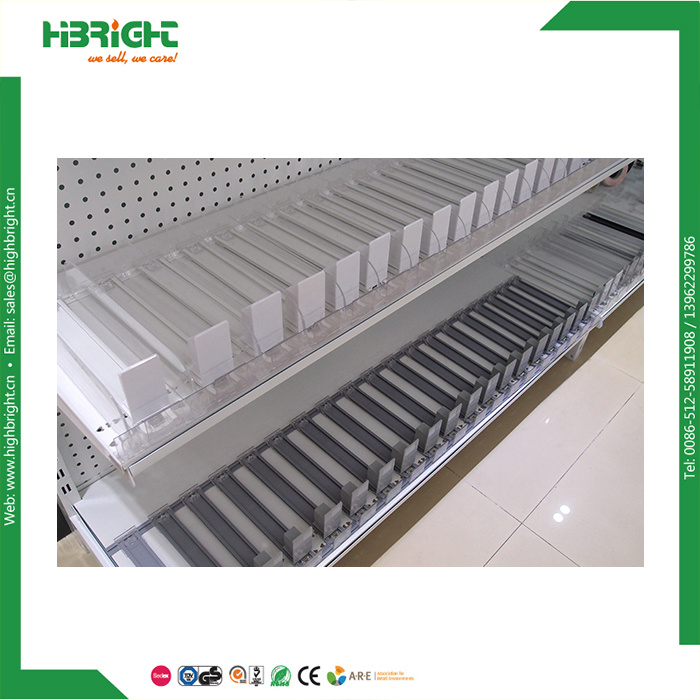 Shelf Pusher System Plastic Shelf Pusher for Cans