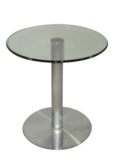 Clear Glass Round Coffee Table