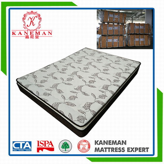 Comfort Good Price Pillow Top Continuous Spring Mattress