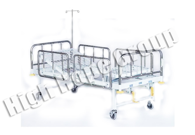 Manual Medical Barrier Double-Function Bed