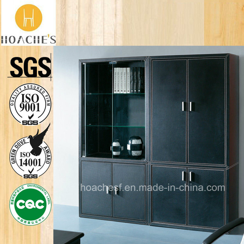 High Class Office Bookcase with PVC Leather (G07)