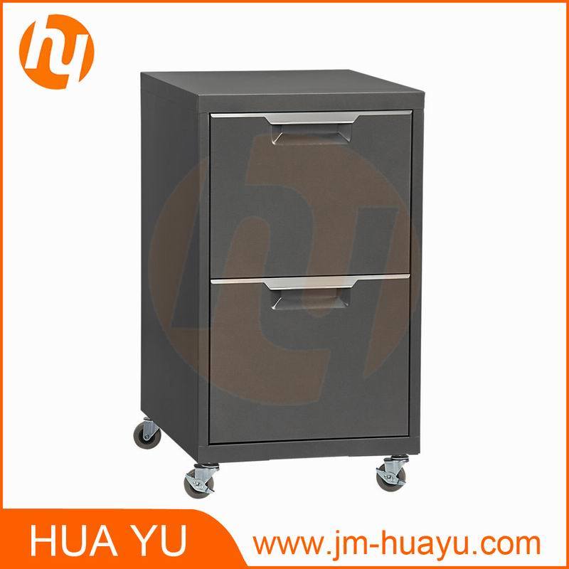 2 Drawers Mobile Carbon Storage Cabinet for Bedroom, Living Room or Office