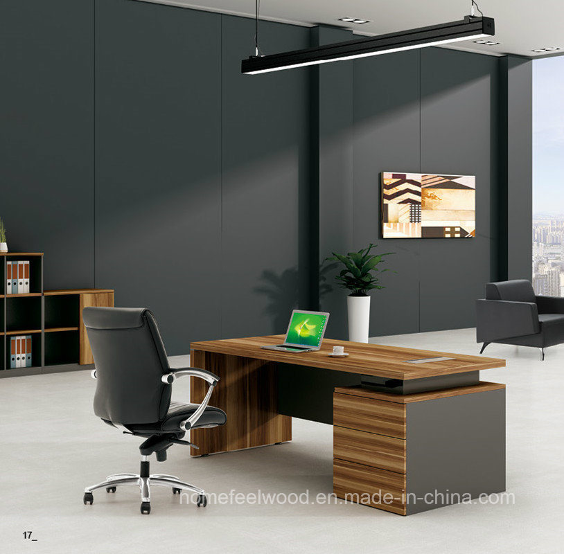 Modern MFC Laminated MDF Wooden Office Table (HF-BS1610)