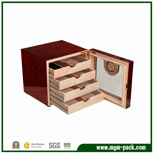 High-End Customized Wooden Cigar Cabinet