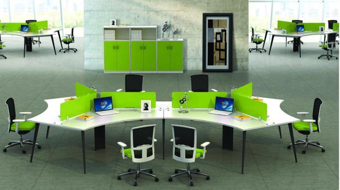 Model Style Premium Staff Partition Workstations Office Desk (PS-15-MF01-4)