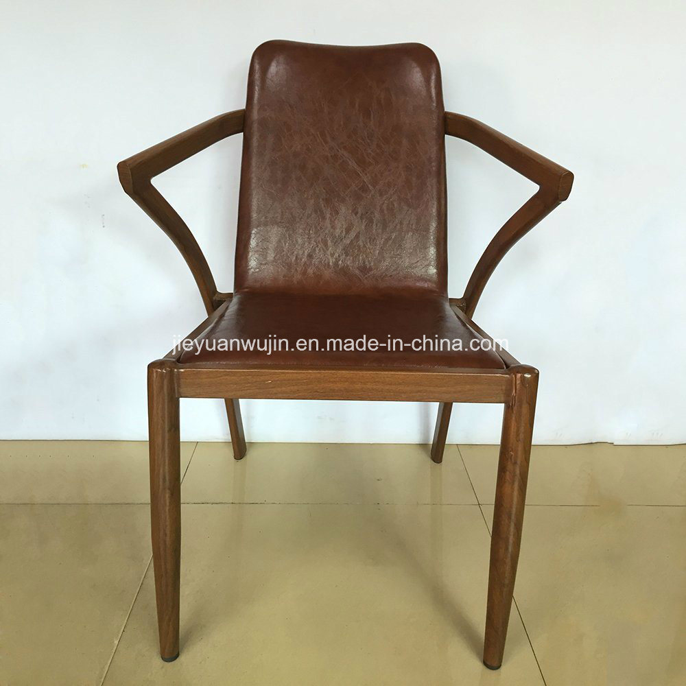 Commercial Vintage Metal Furniture Hotel Dining Chair with Armrest (JY-F66)