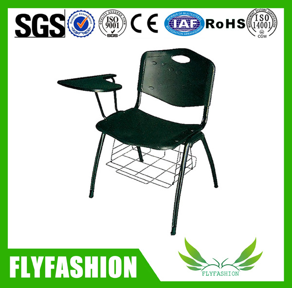 High Quality PP Chair with Writing Pad /School Chair