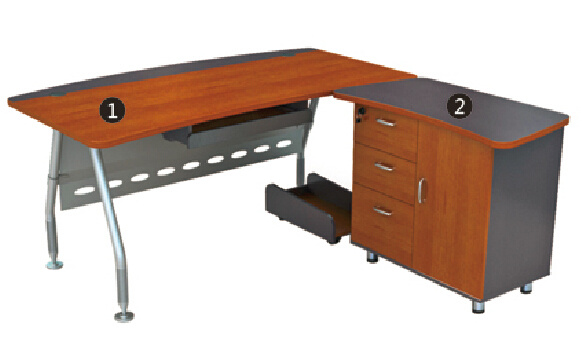 Office Furnitures Modern Executive Desk /Metal Office Table