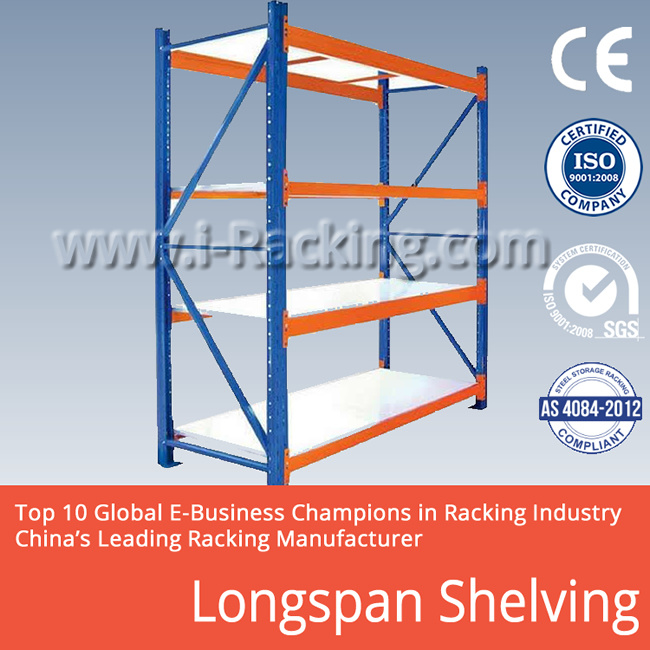 Warehouse Storage Middle Duty Longspan Racking and Shelving