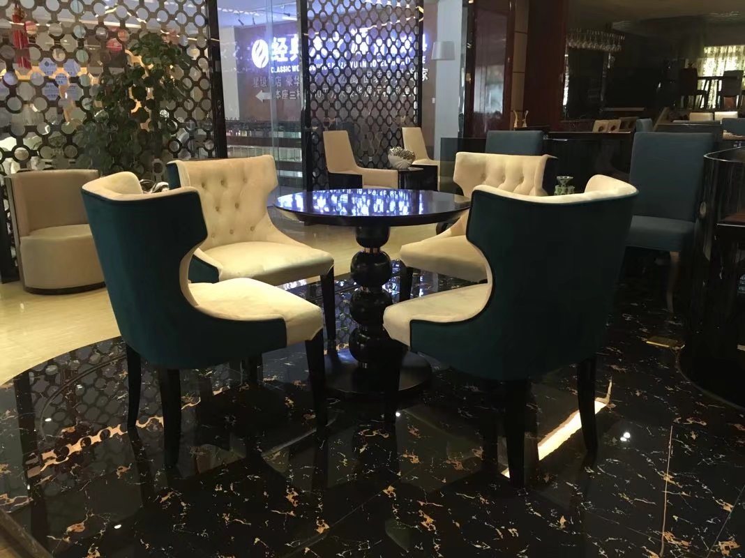 Foshan Hotel Chair/Solid Wood Frame Chair/Dining Chair