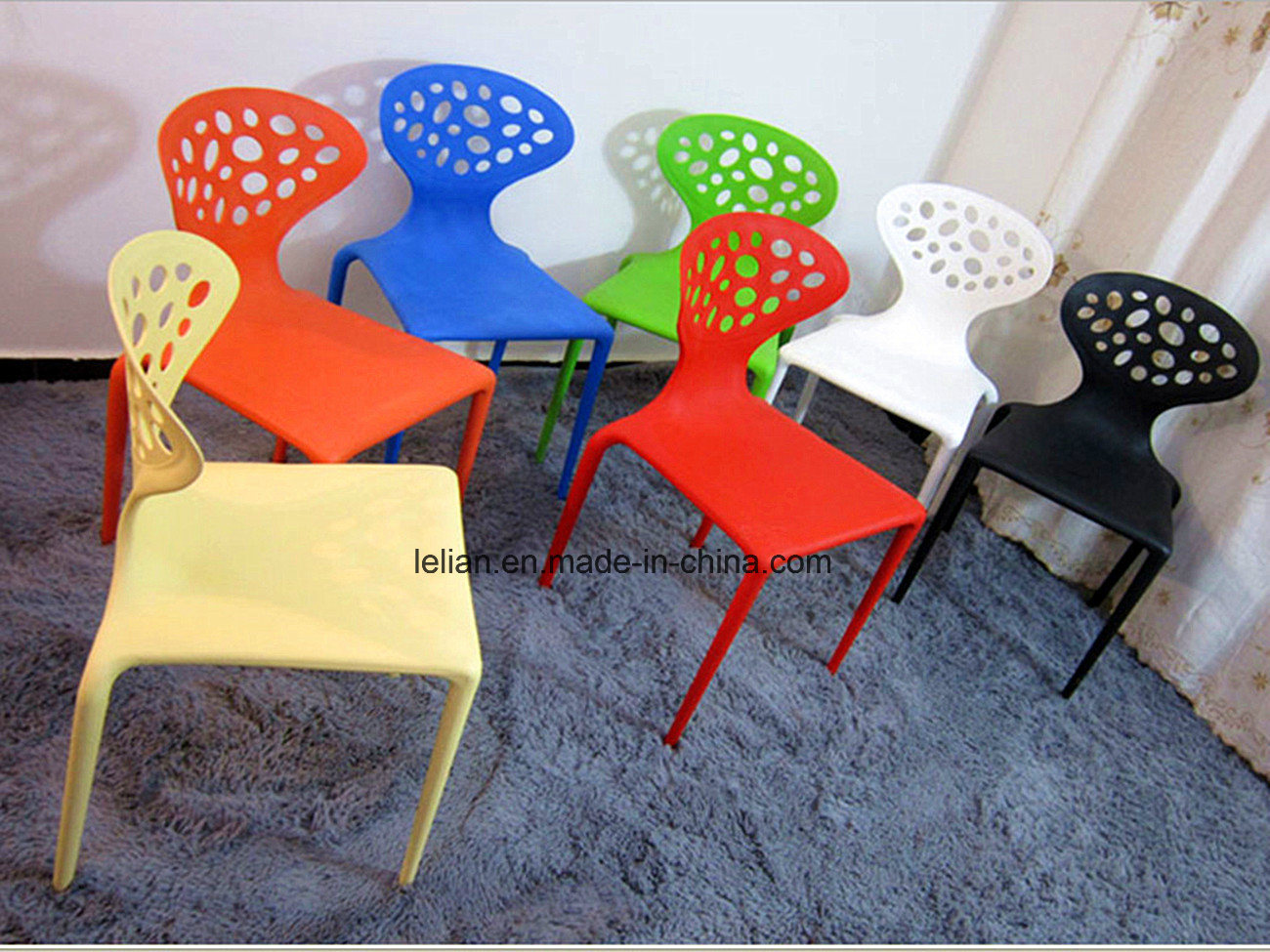 Eames Plastic Coffee Side Chair PP Stacking Garden Chair (LL-0041)