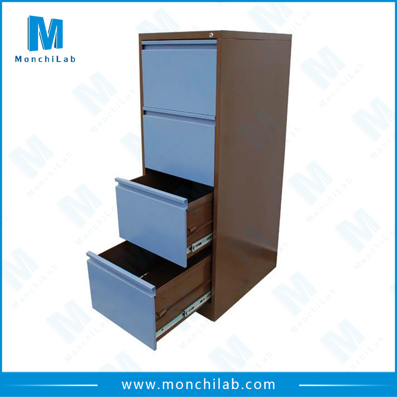 Customized Vertical Metal 4 Drawers Filing Cabinet