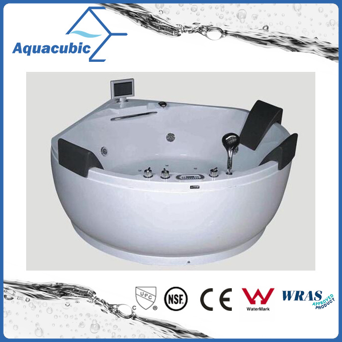 Round ABS Board Whirlpool Massage Bathtub (AB0811)