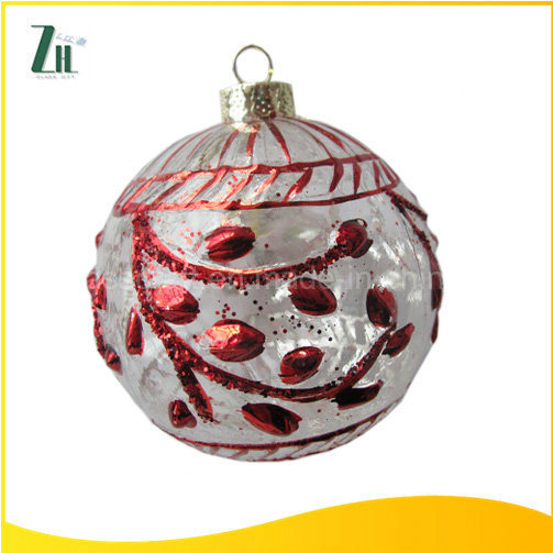 Hand Made Glass Craft for Christmas Decoration