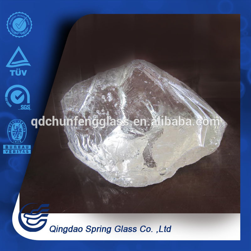 White Transparent Glass Stones