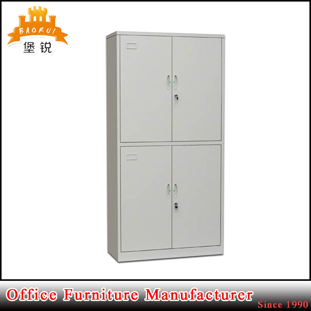 Office Metal Storage Cabinet Steel Two Section Metal Filing Cabinet