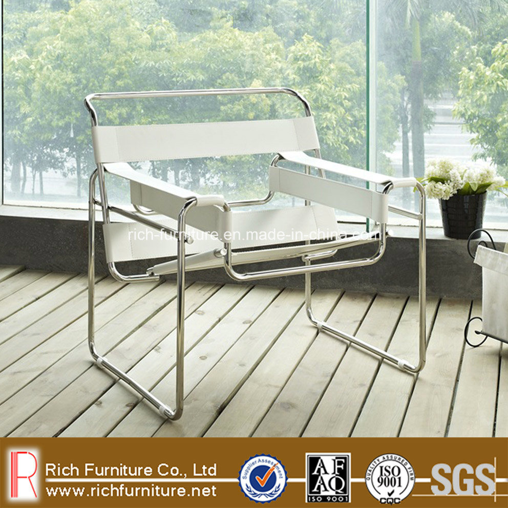 Stainless Frame Wassily Arm Chair for Living Room