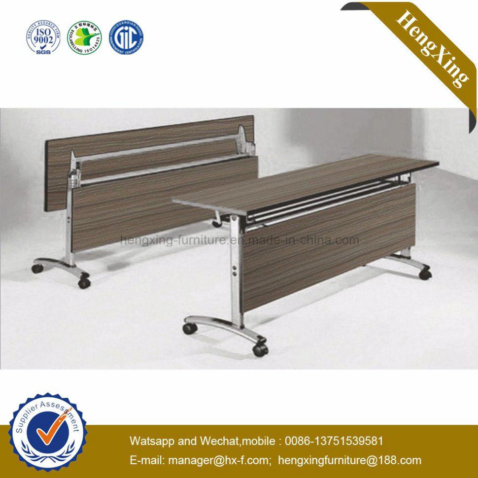 Modern School Furniture Folding Table with Wheels (HX-5D180)