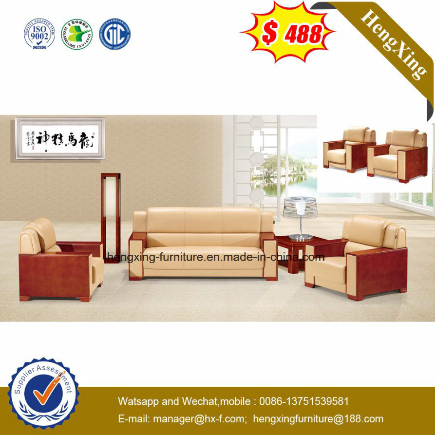 Genuine Leather Office Sofa, Office Furniture, Leisure Sofa (HX-CS031)