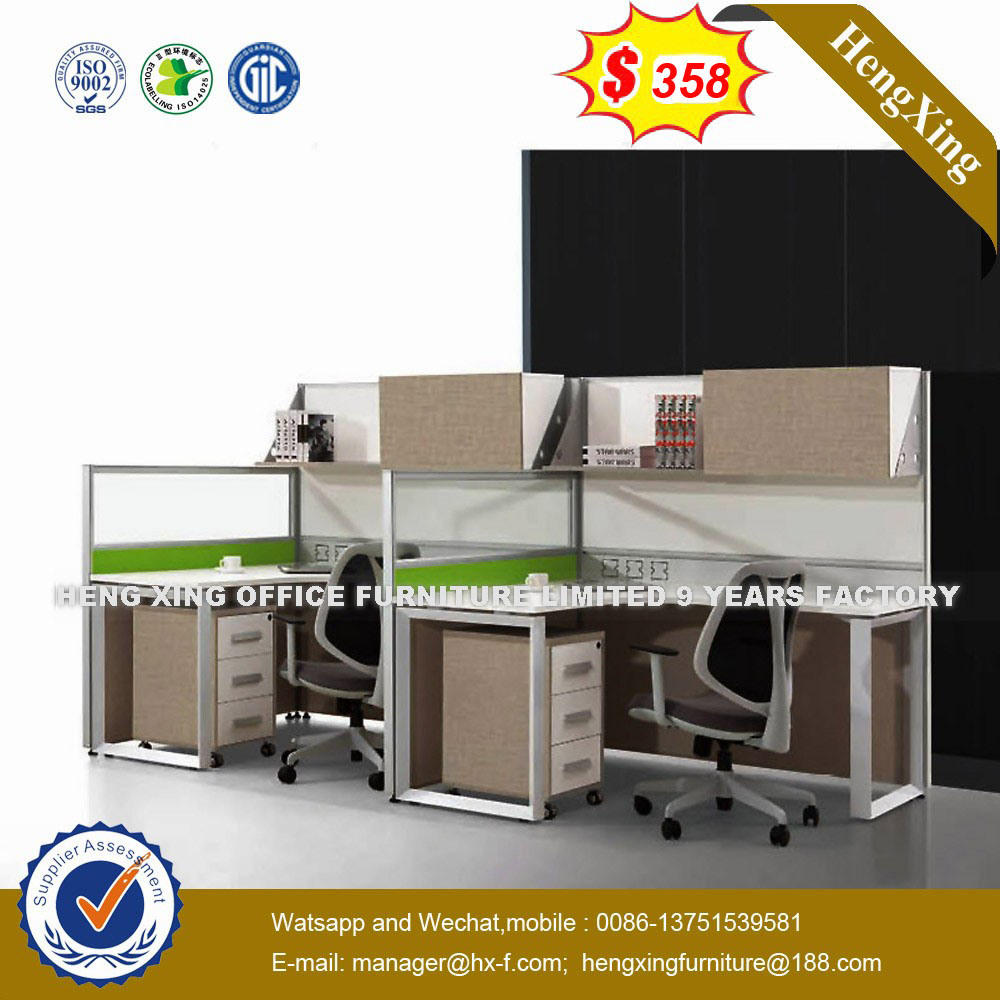 Long Jing Melamine Laminated Beech Color Office Desk (HX-8N3010)