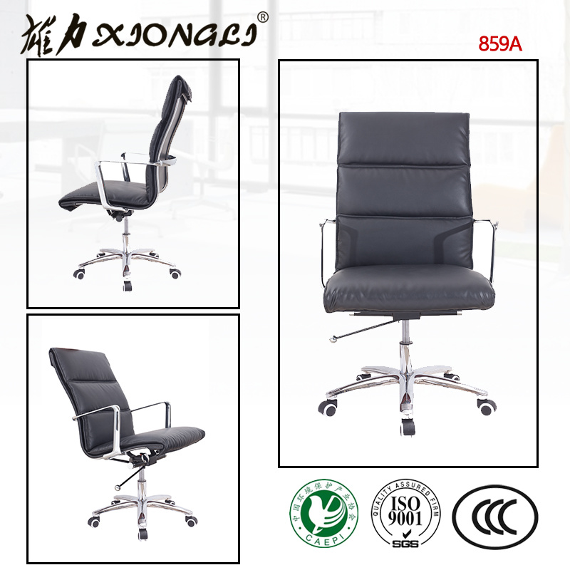 859A Modern Eames Executive Meeting Leather Office Chair