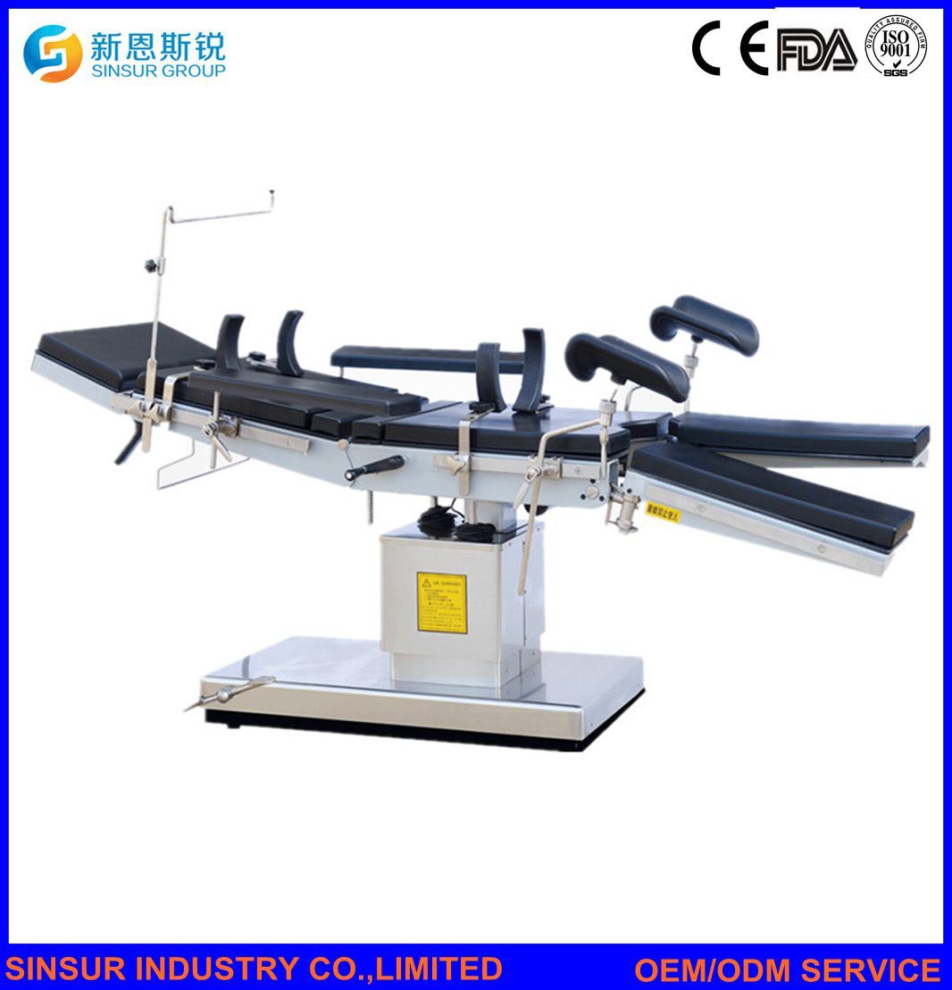 Radiolucent Medical Hospital Use Electric Motor Operating Theater Table