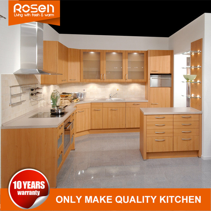 Artificial Teak Wood Veneer Hot Sale Kitchen Cabinet