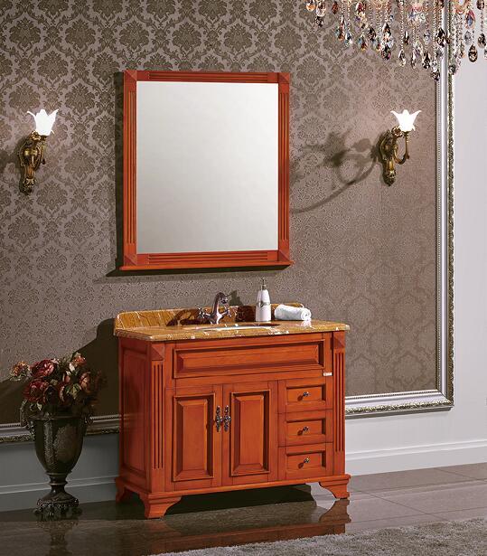 Classic Design Solid Wood Bath Cabinet