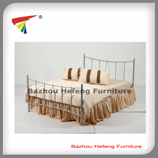 Good Quality Stylish Metal Double Bed for Sale (HF070)