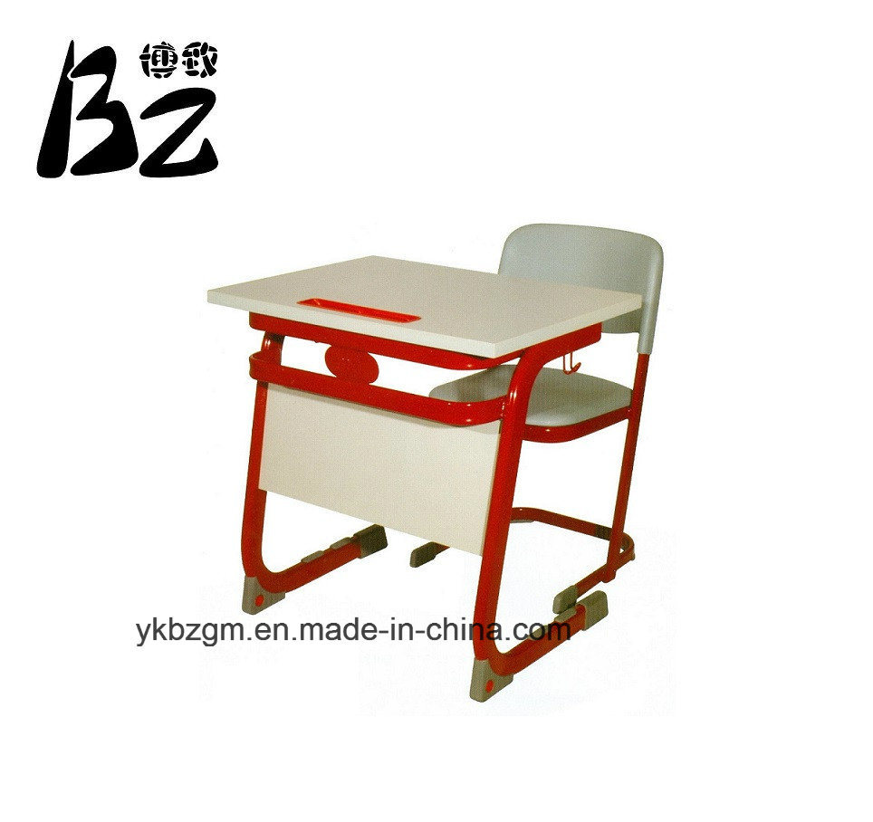 Red Metal Student Desk and Chair (BZ-0051)