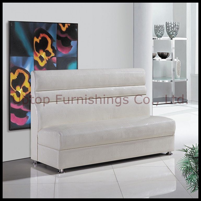 Comfortable Hotel Coffee Shop Leather Booth Sofa (SP-KS106)