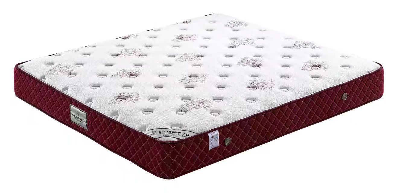 Compressed 10inch Bedroom Furniture High Density Foam and Pocket Spring Mattress