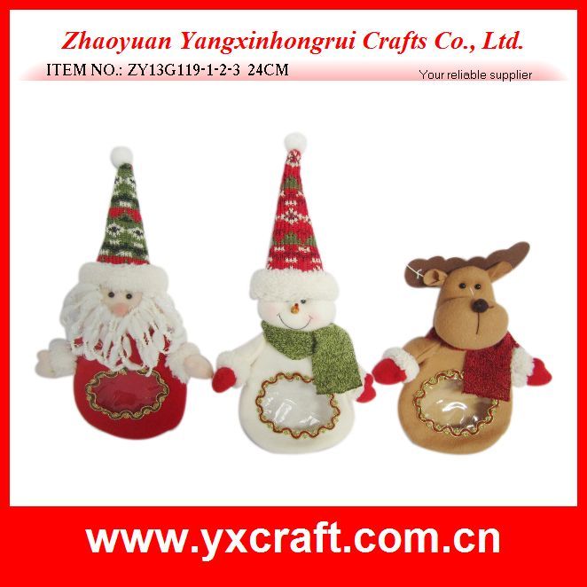 Christmas Decoration (ZY13G119-1-2-3 24CM) Christmas Statues for Sale