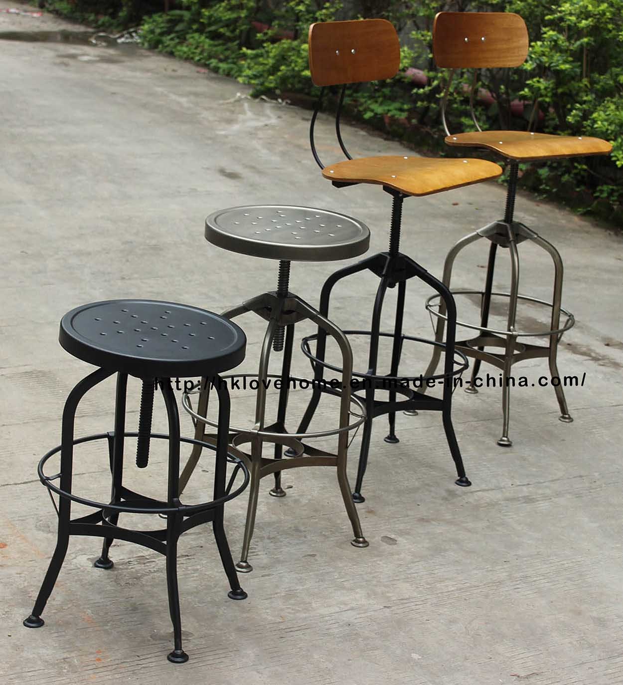 Industrial Replica Dining Restaurant Turner Vintage Toledo Metal Barstools